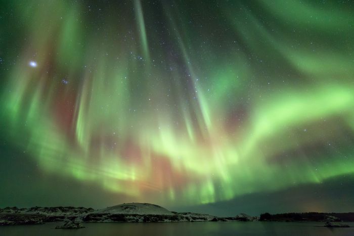 Iceland, Jokulsarlon, vik, ice cave, aurora