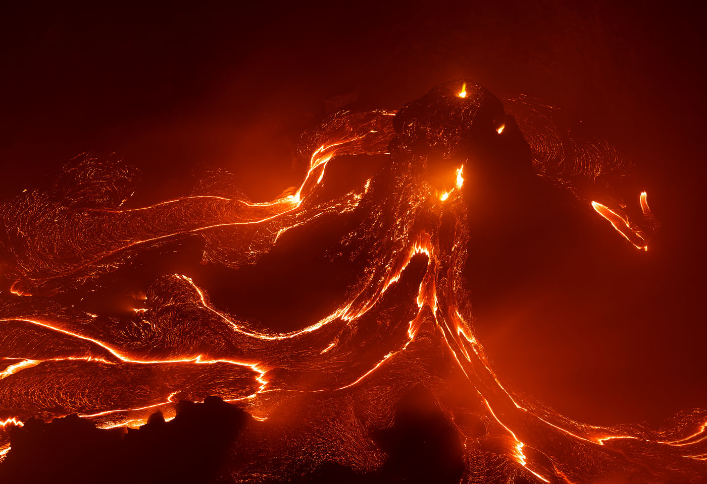 Flows of Doom - An eruption inside the pit of Erta A'le volcano ...