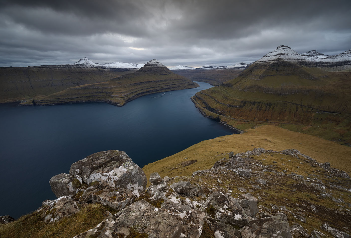 Peaks Of Eysturoy - The Mountains Of Eysturoy Island, Sprinkled With 