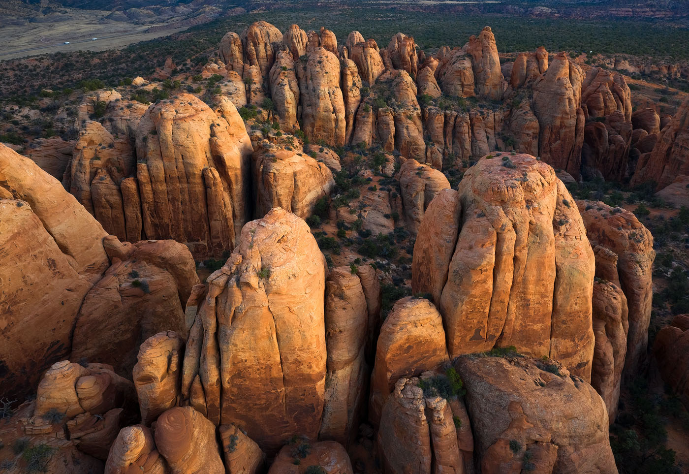 Rock Around the Clock An aerial of beautifully arranged rock